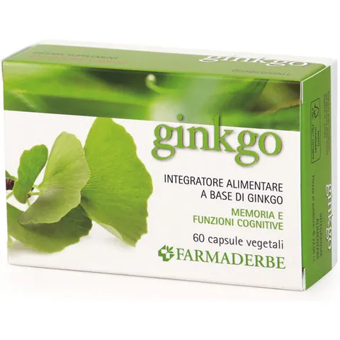 Farmaderbe Ginkgo Biloba 60 Capsule – immagine 3