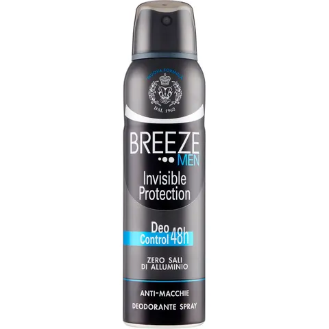 Breeze Deodorante Spray Men Invisible 150ml – immagine 3
