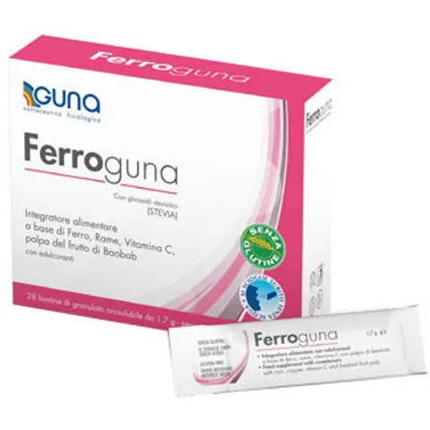 Guna Ferro 28 Bustine Orosolubili – immagine 3
