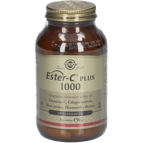 SOLGAR Ester C Plus 1000 90 Tavolette – immagine 5