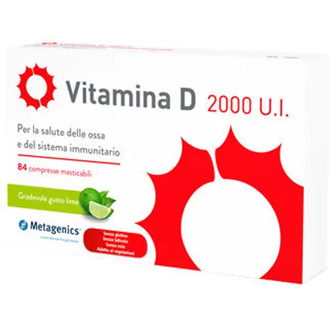 Metagenics Belgium Vitamina D 2000 Ui 84cpr – immagine 3