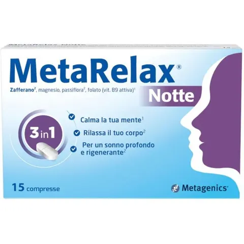 Metagenics Metarelax Notte 15 Compresse – immagine 3