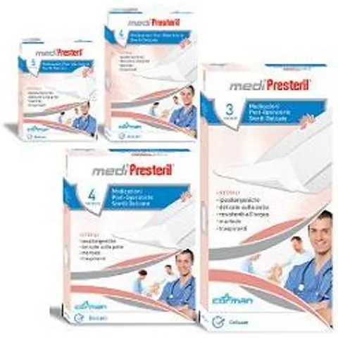 Corman Presteril Cerotti Post Operatori Delicati 5x7cm - 5 Pezzi – immagine 3