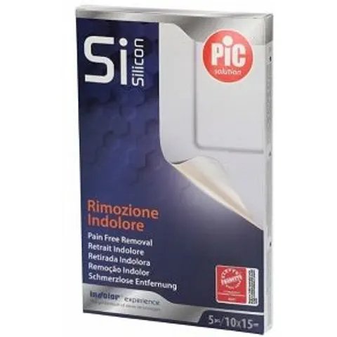 pic Cerotto Post Operatorio Silicone 10x15cm 5 Pezzi – immagine 3