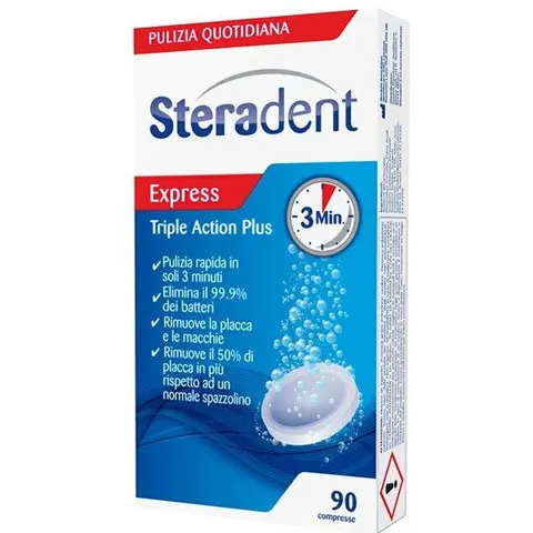 Steradent Ta Plus 90 Compresse – immagine 4