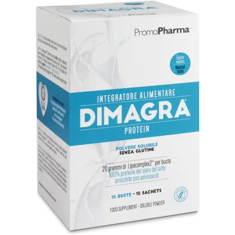 promopharma Dimagra Protein Neutro 10 Bustine – immagine 5
