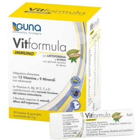 Guna Vitformula Immuno 30 Stick da 2 G – immagine 5