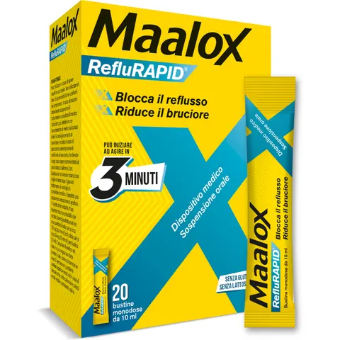 Maalox Reflurapid 20 Bustine – immagine 2
