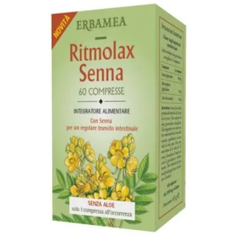 Erbamea Ritmolax Senna 60 Compresse – immagine 3