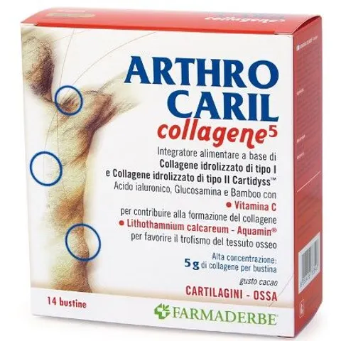 Farmaderbe Arthrocaril Collagene 14 Bustine – immagine 5