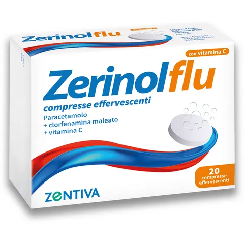 Zerinol flu 20 Compresse Effervescenti – immagine 2