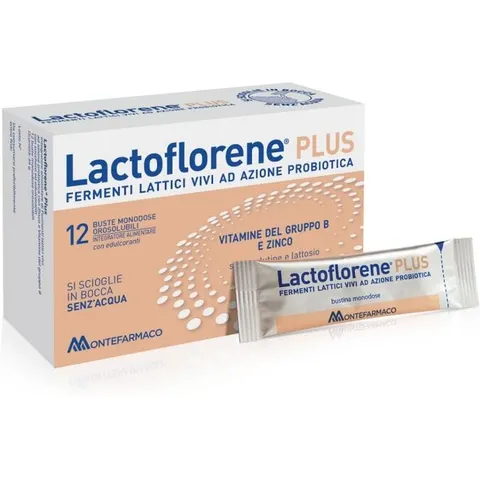 Montefarmaco Lactoflorene Plus 12 bustine monodose – immagine 3