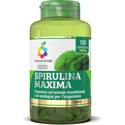 Optima Naturals Optima Spirulina Maxima 120 Compresse – immagine 4
