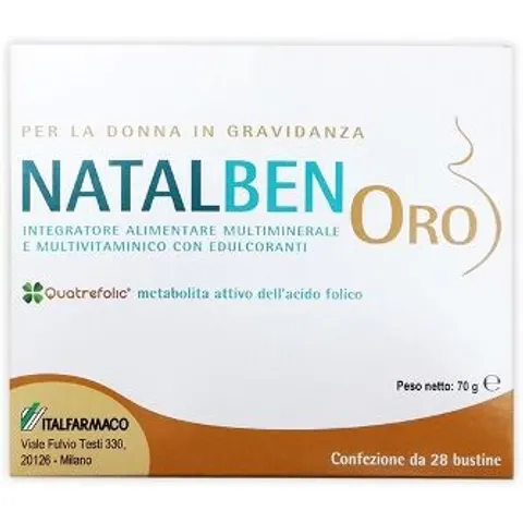 Natalben Oro Integratore 28 Bustine – immagine 2