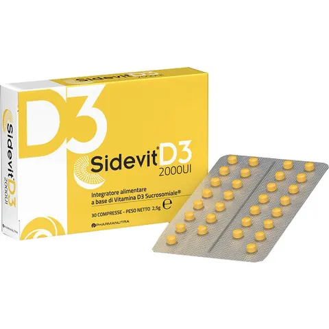 Pharmanutra SIDEVIT D3 2000 UI 30 compresse – immagine 4