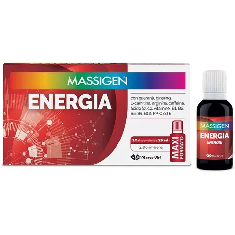 Massigen Magnesio Energia 10 Flaconcini – immagine 3
