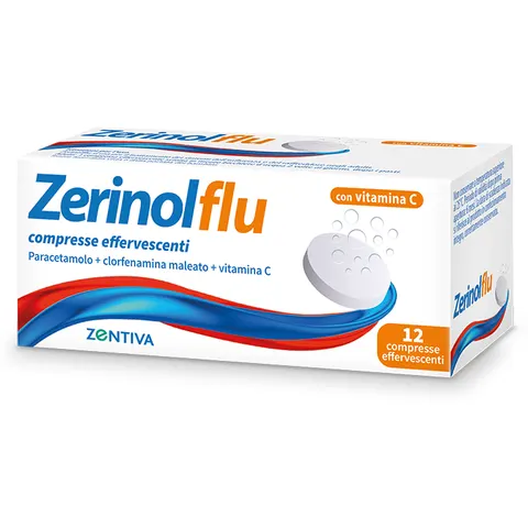 Zerinol flu 12 Compresse Effervescenti – immagine 2