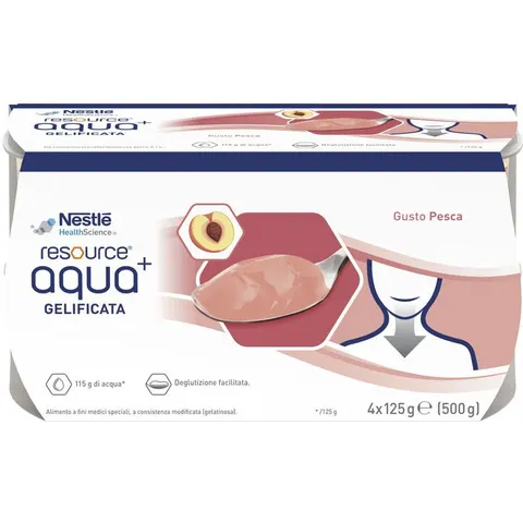 nestle' Resource Aqua+ Pesca 4x125 g – immagine 3