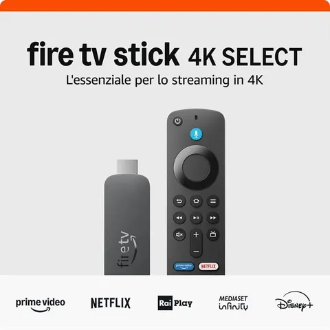 AMAZON Fire Tv Stick 4k Select-nero – immagine 4
