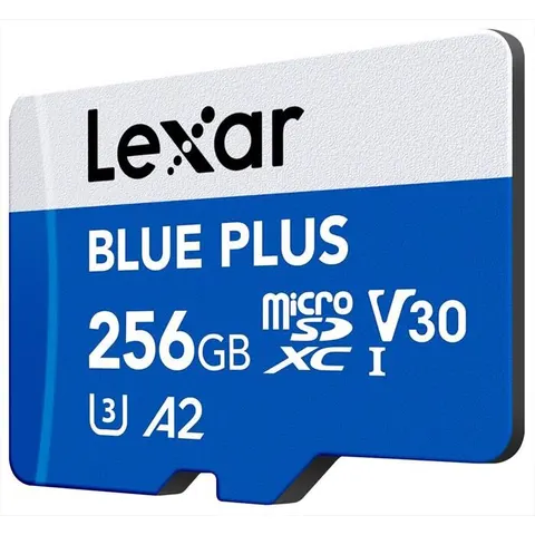 Lexar 256gb Microsdxc Plus-blue/white – immagine 2