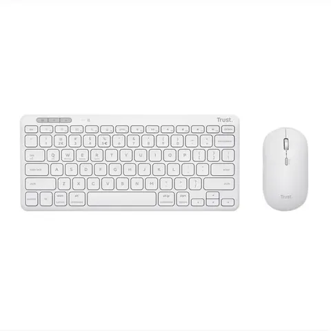 Trust Lyra Wl Keyboard & Mouse-white – immagine 2