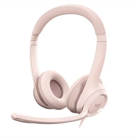Logitech Cuffia Con Microfono H390-rosa – immagine 2