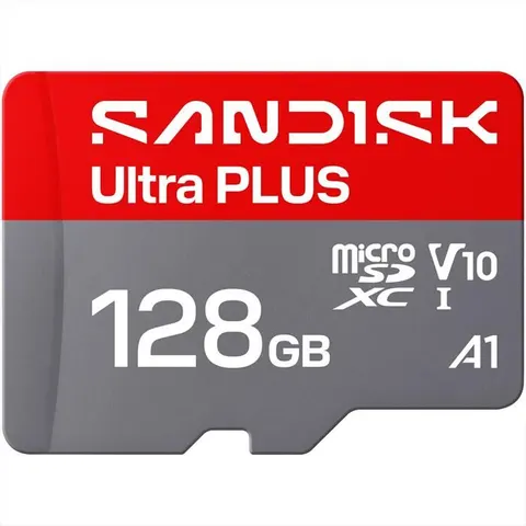 SanDisk SCHEDA MICROSD Ultra Plus A1 V10 128GB – immagine 2