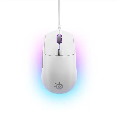 STEELSERIES Mouse Rival 3 Gen 2-bianco – immagine 2