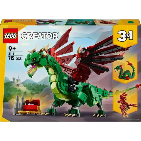 Lego Drago medievale 31161 – immagine 3