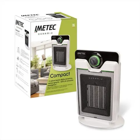 Imetec Termoventilatore Compact-bianco E Nero – immagine 2