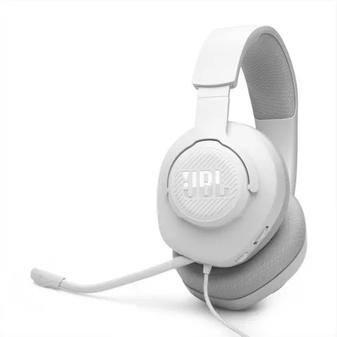 JBL QUANTUM 100M2 CUFFIE PC, Bianco – immagine 3