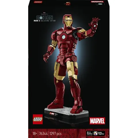 Lego Marvel Iron Man Mark 3 76344, Multicolore – immagine 3