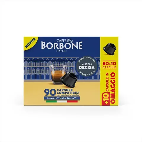 CAFFE BORBONE Dolce Gusto Decisa 80+10pz, N.d – immagine 2