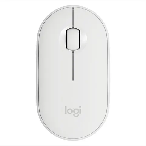 Logitech M350 Pebble Wireless Mouse 2-offwhite – immagine 2