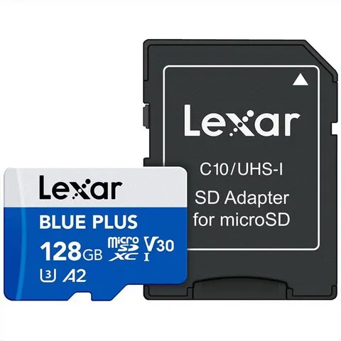 Lexar 128gb Microsdxc Plus-blue/white – immagine 2