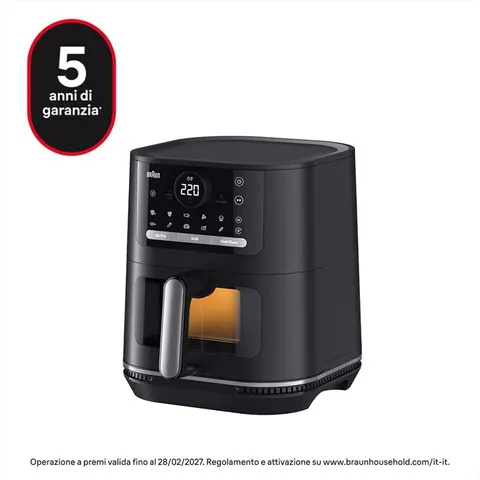Braun Friggitrice Ad Aria Hf5075-nero Opaco – immagine 3