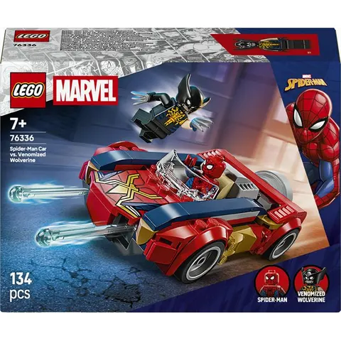 Lego Auto di Spider-Man vs. Venomized Wolverine 76336 – immagine 4