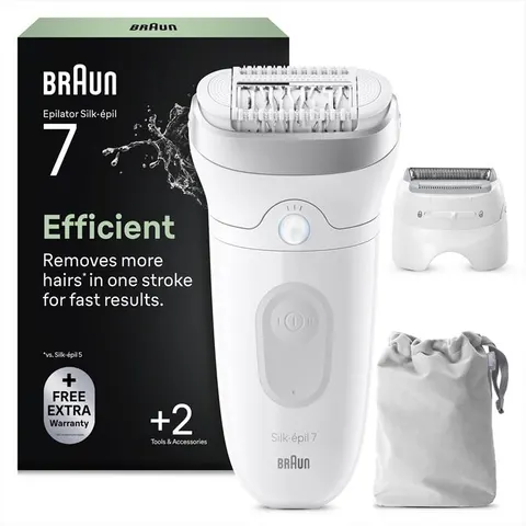 Epilatore Braun SE7 041 SILK EPIL 7 White e Silver – immagine 3