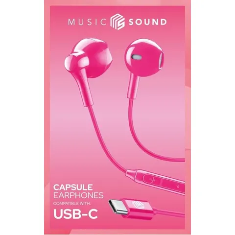 Cellular Line Auricolare Cuffia Aucapsulemstypecp-rosa – immagine 2