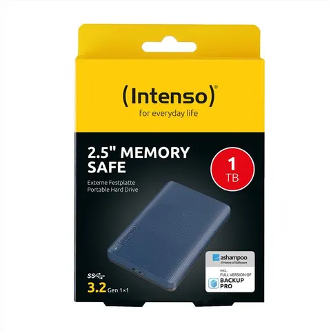 INTENSO Hard Disk Hdd Memory Safe 2,5" 1tb-blu – immagine 2