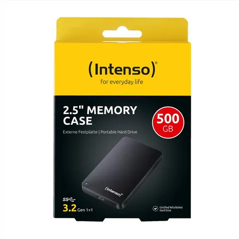 INTENSO Hard Disk Esterno Refurbished 500gb-nero – immagine 2