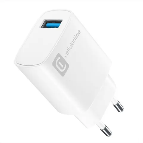 Cellular Line Caricatore USB ACHUSB18WSMLW Bianco – immagine 2