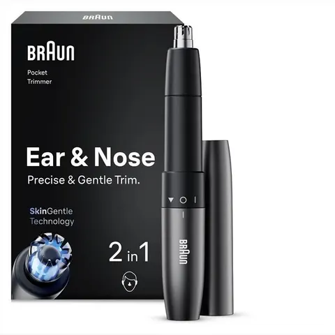 Braun Rifinitore Naso E Orecchie Precision En20-grigio – immagine 2