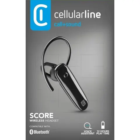 Cellular Line Auricolare Bluetooth Btscorek Nero – immagine 3