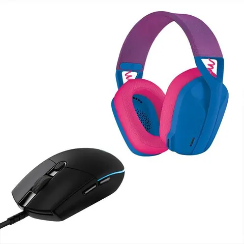 Logitech Cuffie Gaming G435 Lightspeed-bianco/nero – immagine 2