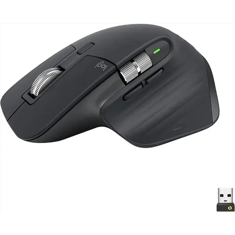 Logitech Mouse Mx Master 3s-grigio Scuro – immagine 3