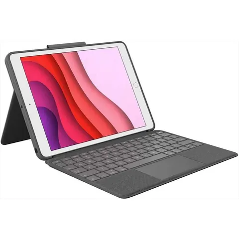 Logitech Combo Touch iPad 7a Gen-grigio – immagine 2