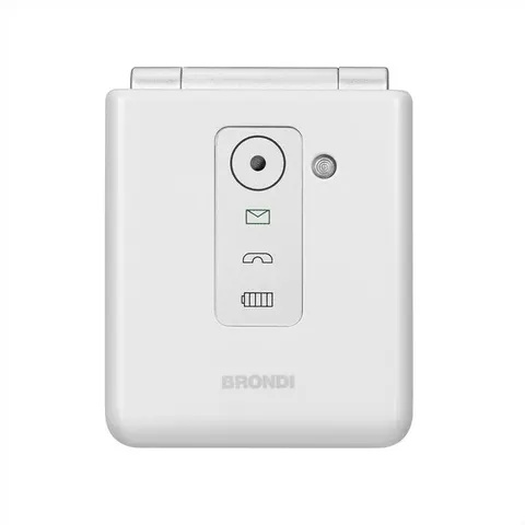 Brondi Cellulare Flipper-white Metal – immagine 2