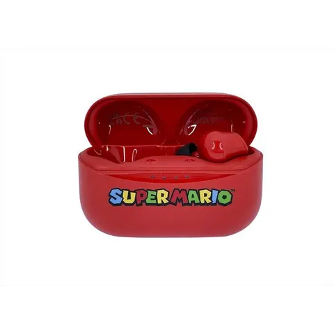 OTL Auricolari Bluetooth Super Mario Earpods-red – immagine 2