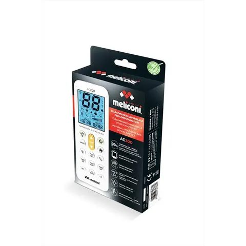 Meliconi Telecomando Ac200-plastica, Colore Bianco – immagine 2